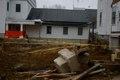 Police Station in Back